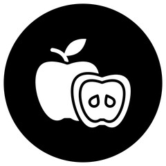 Apple Vector Icon Design Illustration