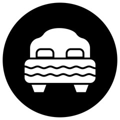 Bed Vector Icon Design Illustration