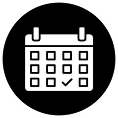 Calendar Vector Icon Design Illustration