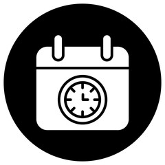 Deadline Vector Icon Design Illustration