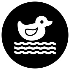 Plastic duck Vector Icon Design Illustration