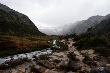 landscape with clouds