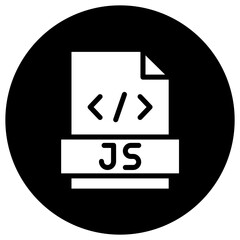 Javascript Vector Icon Design Illustration