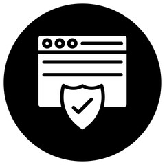 Security Vector Icon Design Illustration