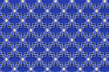 islamic seamless pattern background element blue, arabic pattern background design banner