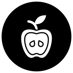 Apple Vector Icon Design Illustration