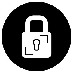 Padlock Vector Icon Design Illustration