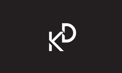 KD, DK , K , D , Abstract Letters Logo Monogram	