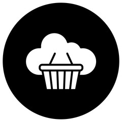 Basket Vector Icon Design Illustration