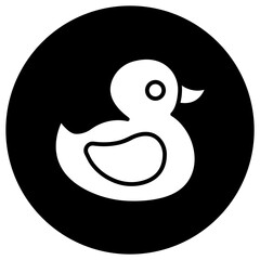 Rubber duck Vector Icon Design Illustration