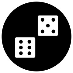 Dice Vector Icon Design Illustration
