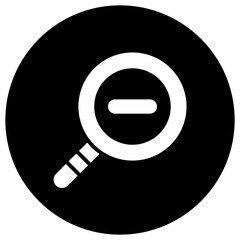 Zoom out Vector Icon Design Illustration