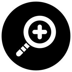 Zoom in Vector Icon Design Illustration