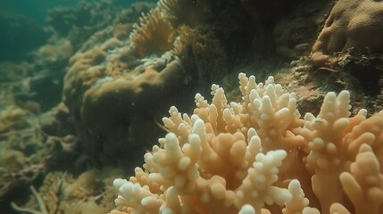 Naklejka na ściany i meble Coral reefs, close-up