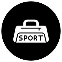 Obraz premium Sport bag Vector Icon Design Illustration