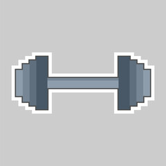 Barbell weights isolated on gray background. Gym body builder