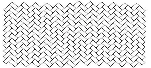 herringbone pattern- broken twill weave. white seamless patter for kitchen backsplash, bathroom wall, shower. vector herringbone texture