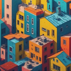 Colorful Urban Patchwork