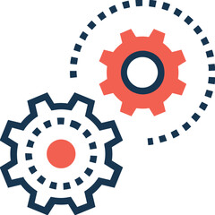 An icon of creative process flat design  © Prosymbols