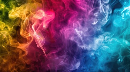 Fototapeta na wymiar Color smoke cloud blending abstract, texture for backgrounds, Generative AI