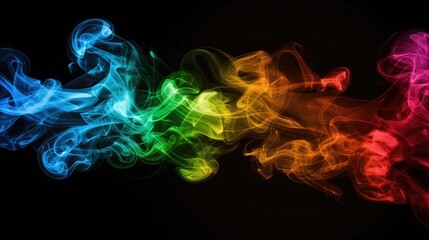 Color smoke cloud blending abstract, texture for backgrounds, Generative AI