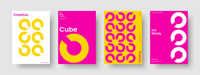 Geometric Brochure Layout. Isolated Business Presentation Template. Modern Background Design. Book Cover. Poster. Banner. Report. Flyer. Pamphlet. Magazine. Advertising. Portfolio. Catalog. Journal