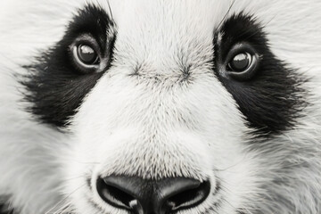 close up of panda