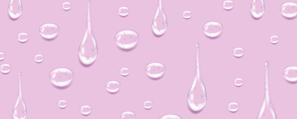 Liquid blue wet drops of gel or collagen.Spilled puddles of cosmetic serum or water. Round clean swatch of essence lotion or jelly for skin care.Beauty background with oil drops.