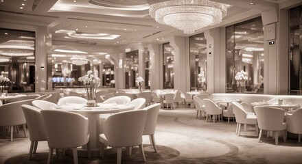 VIP room in a night elite club, luxury room, exclusive