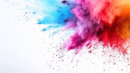 explosion of colorful colors, holi.