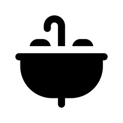 sink glyph icon