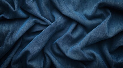 Denim fabric texture background, classic blue jeans material