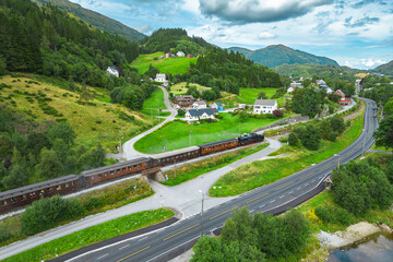The Old Voss Line (Norwegian: Gamle Vossebanen) is a heritage railway between Garnes and Midtun...