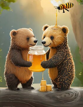 orso con miele