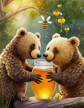 orso con miele