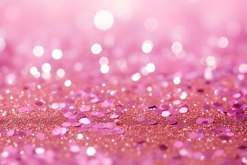 Realistic pink and silver background 