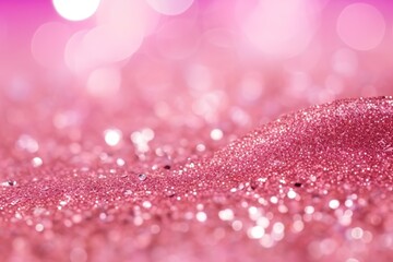 Realistic pink and silver background 