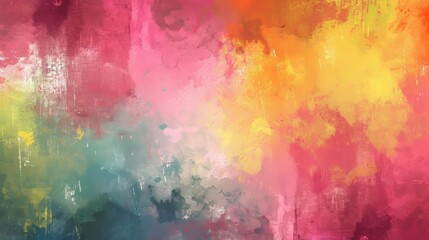 brush strokes of colorful paints background.