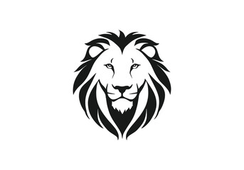 Logo of Lion icon vector silhouette isolated design