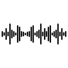 Sound Wave Equalizer,Music Player, Video Editor, Voice Message in social media chats, voice assistant,podcast, recorder. vector illustration