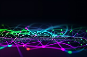 Social network hologram illustration. Technology, communication, internet concept. 3d rendering.