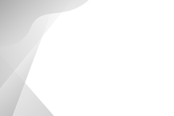 White and gray shape modern background with white space for text and message. template design	