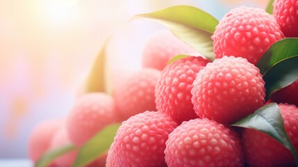 Fresh lychee abstract background.	