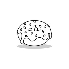 donut logo vector
