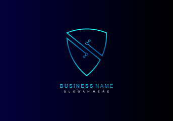 Shield tech concept for cyber security