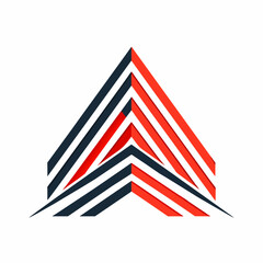 Creative Logo Concept with Abstract Branded Lines