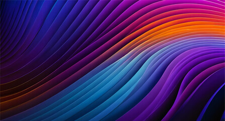 Colorful abstract design of wave or a wavy line. Colorful Tones Background
