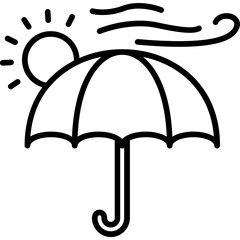 Umbrella Icon - obrazy, fototapety, plakaty