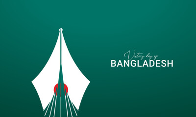 December 16, Happy Victory Day of Bangladesh. 3D illustration