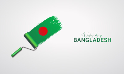 December 16, Happy Victory Day of Bangladesh. 3D illustration